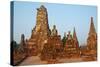 Wat Chai Wattanaram, Ayutthaya Historical Park, Ayutthaya, Thailand, Southeast Asia, Asia-null-Stretched Canvas