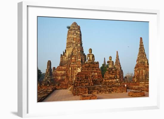 Wat Chai Wattanaram, Ayutthaya Historical Park, Ayutthaya, Thailand, Southeast Asia, Asia-null-Framed Photographic Print