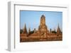 Wat Chai Wattanaram, Ayutthaya Historical Park, Ayutthaya, Thailand, Southeast Asia, Asia-null-Framed Photographic Print