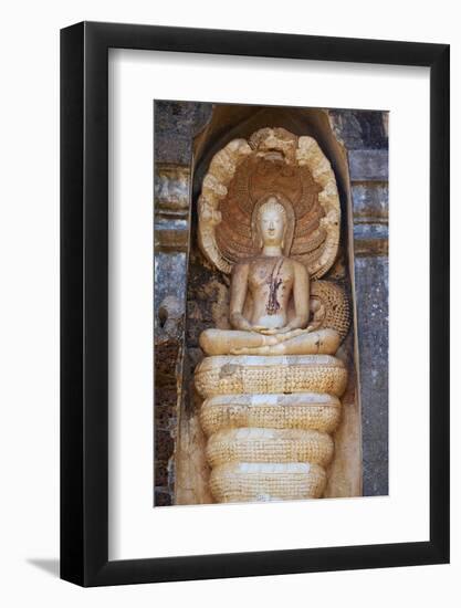 Wat Chedi Chet Thaeo Temple, Ancient City Si Satchanalai, Sukhothai Province, Thailand-null-Framed Photographic Print