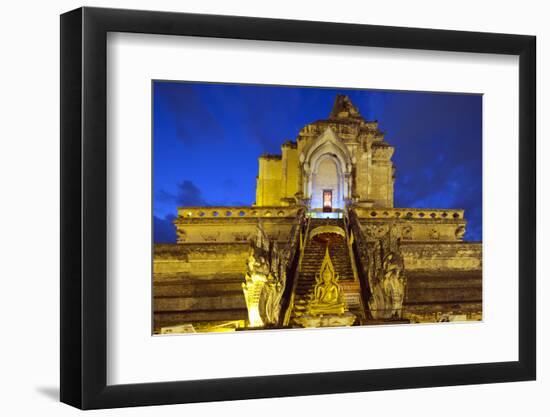 Wat Chedi Luang Worawihan Temple, Chiang Mai, Thailand, Southeast Asia, Asia-Christian Kober-Framed Photographic Print