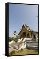 Wat Chum Khong, in the Royal Museum Complex, Luang Prabang, Laos-Robert Harding-Framed Stretched Canvas