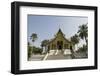 Wat Chum Khong, in the Royal Museum Complex, Luang Prabang, Laos-Robert Harding-Framed Photographic Print