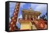 Wat Leu Temple, Sihanoukville Port, Sihanouk Province, Cambodia, Indochina, Southeast Asia, Asia-Richard Cummins-Framed Stretched Canvas