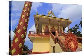 Wat Leu Temple, Sihanoukville Port, Sihanouk Province, Cambodia, Indochina, Southeast Asia, Asia-Richard Cummins-Stretched Canvas