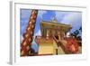 Wat Leu Temple, Sihanoukville Port, Sihanouk Province, Cambodia, Indochina, Southeast Asia, Asia-Richard Cummins-Framed Photographic Print