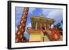 Wat Leu Temple, Sihanoukville Port, Sihanouk Province, Cambodia, Indochina, Southeast Asia, Asia-Richard Cummins-Framed Photographic Print