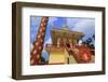 Wat Leu Temple, Sihanoukville Port, Sihanouk Province, Cambodia, Indochina, Southeast Asia, Asia-Richard Cummins-Framed Photographic Print