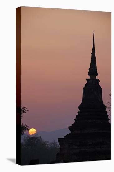 Wat Mahatat, Sukhothai Historical Park, Sukhothai, Thailand, Southeast Asia, Asia-null-Stretched Canvas