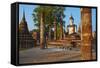 Wat Mahatat, Sukhothai Historical Park, Sukhothai, Thailand, Southeast Asia, Asia-null-Framed Stretched Canvas