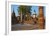 Wat Mahatat, Sukhothai Historical Park, Sukhothai, Thailand, Southeast Asia, Asia-null-Framed Photographic Print