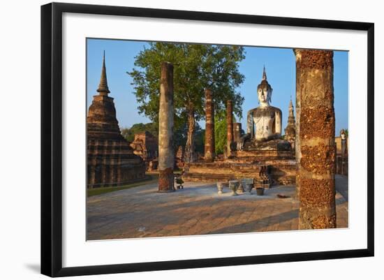 Wat Mahatat, Sukhothai Historical Park, Sukhothai, Thailand, Southeast Asia, Asia-null-Framed Photographic Print