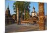 Wat Mahatat, Sukhothai Historical Park, Sukhothai, Thailand, Southeast Asia, Asia-null-Mounted Photographic Print