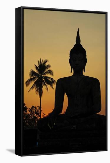 Wat Mahatat, Sukhothai Historical Park, Sukhothai, Thailand, Southeast Asia, Asia-null-Framed Stretched Canvas