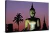 Wat Mahatat, Sukhothai Historical Park, Sukhothai, Thailand, Southeast Asia, Asia-null-Stretched Canvas