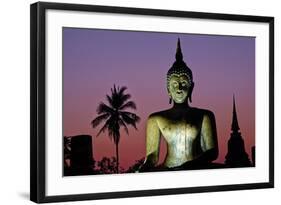 Wat Mahatat, Sukhothai Historical Park, Sukhothai, Thailand, Southeast Asia, Asia-null-Framed Photographic Print