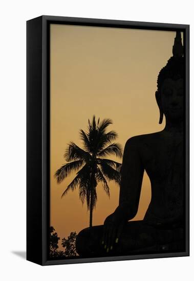 Wat Mahatat, Sukhothai Historical Park, Sukhothai, Thailand, Southeast Asia, Asia-null-Framed Stretched Canvas