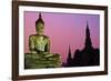 Wat Mahatat, Sukhothai Historical Park, Sukhothai, Thailand, Southeast Asia, Asia-null-Framed Photographic Print