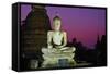 Wat Mahatat, Sukhothai Historical Park, Sukhothai, Thailand, Southeast Asia, Asia-null-Framed Stretched Canvas