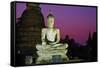 Wat Mahatat, Sukhothai Historical Park, Sukhothai, Thailand, Southeast Asia, Asia-null-Framed Stretched Canvas