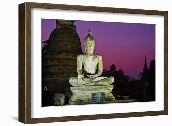 Wat Mahatat, Sukhothai Historical Park, Sukhothai, Thailand, Southeast Asia, Asia-null-Framed Photographic Print