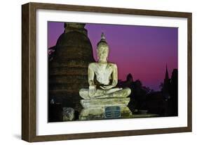 Wat Mahatat, Sukhothai Historical Park, Sukhothai, Thailand, Southeast Asia, Asia-null-Framed Photographic Print