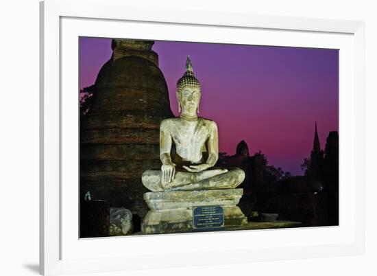 Wat Mahatat, Sukhothai Historical Park, Sukhothai, Thailand, Southeast Asia, Asia-null-Framed Photographic Print