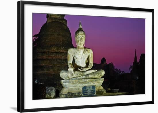 Wat Mahatat, Sukhothai Historical Park, Sukhothai, Thailand, Southeast Asia, Asia-null-Framed Premium Photographic Print