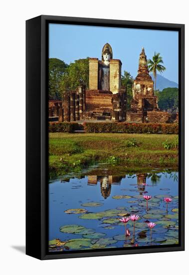 Wat Mahatat, Sukhothai Historical Park, Sukhothai, Thailand, Southeast Asia, Asia-null-Framed Stretched Canvas