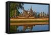 Wat Mahatat, Sukhothai Historical Park, Sukhothai, Thailand, Southeast Asia, Asia-null-Framed Stretched Canvas