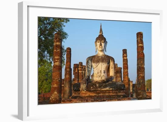 Wat Mahatat, Sukhothai Historical Park, Sukhothai, Thailand, Southeast Asia, Asia-null-Framed Photographic Print