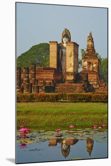 Wat Mahatat, Sukhothai Historical Park, Sukhothai, Thailand, Southeast Asia, Asia-null-Mounted Photographic Print