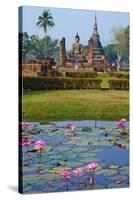 Wat Mahatat, Sukhothai Historical Park, Sukhothai, Thailand, Southeast Asia, Asia-null-Stretched Canvas