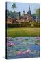 Wat Mahatat, Sukhothai Historical Park, Sukhothai, Thailand, Southeast Asia, Asia-null-Stretched Canvas