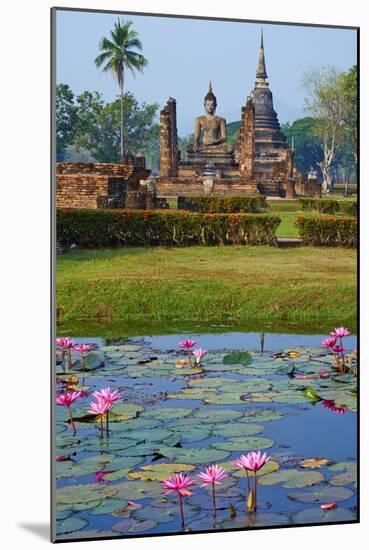 Wat Mahatat, Sukhothai Historical Park, Sukhothai, Thailand, Southeast Asia, Asia-null-Mounted Photographic Print