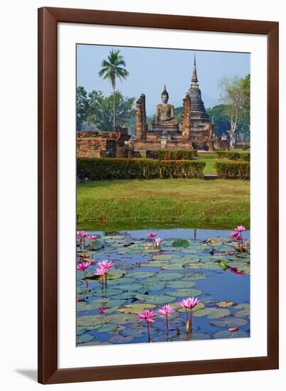 Wat Mahatat, Sukhothai Historical Park, Sukhothai, Thailand, Southeast Asia, Asia-null-Framed Photographic Print