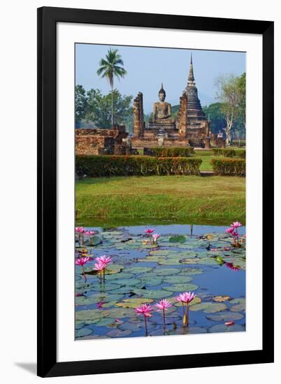 Wat Mahatat, Sukhothai Historical Park, Sukhothai, Thailand, Southeast Asia, Asia-null-Framed Photographic Print