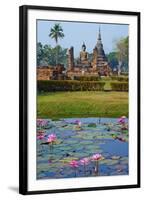 Wat Mahatat, Sukhothai Historical Park, Sukhothai, Thailand, Southeast Asia, Asia-null-Framed Photographic Print