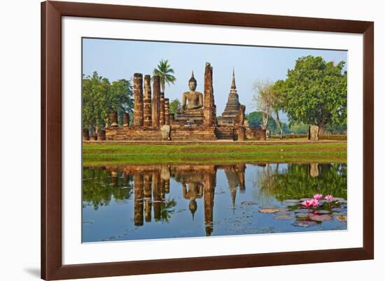 Wat Mahatat, Sukhothai Historical Park, Sukhothai, Thailand, Southeast Asia, Asia-null-Framed Photographic Print