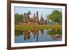 Wat Mahatat, Sukhothai Historical Park, Sukhothai, Thailand, Southeast Asia, Asia-null-Framed Photographic Print