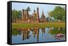 Wat Mahatat, Sukhothai Historical Park, Sukhothai, Thailand, Southeast Asia, Asia-null-Framed Stretched Canvas
