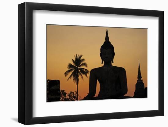 Wat Mahatat, Sukhothai Historical Park, Sukhothai, Thailand, Southeast Asia, Asia-null-Framed Photographic Print