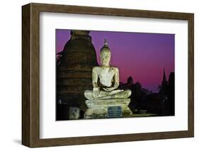 Wat Mahatat, Sukhothai Historical Park, Sukhothai, Thailand, Southeast Asia, Asia-null-Framed Photographic Print