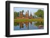 Wat Mahatat, Sukhothai Historical Park, Sukhothai, Thailand, Southeast Asia, Asia-null-Framed Premium Photographic Print