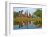 Wat Mahatat, Sukhothai Historical Park, Sukhothai, Thailand, Southeast Asia, Asia-null-Framed Premium Photographic Print