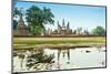 Wat Mahathat in the Sukhothai Historical Park, UNESCO World Heritage Site, Thailand, Southeast Asia-Alex Robinson-Mounted Photographic Print