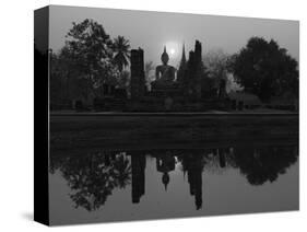 Wat Mahathat, Sukhothai Historical Park, UNESCO World Heritage Site, Sukhothai Province, Thailand,-Ben Pipe-Stretched Canvas