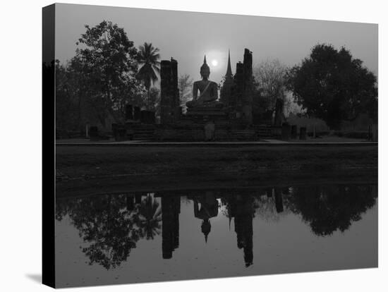 Wat Mahathat, Sukhothai Historical Park, UNESCO World Heritage Site, Sukhothai Province, Thailand,-Ben Pipe-Stretched Canvas