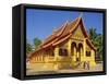 Wat Ong Teu, Vientiane, Laos-G Richardson-Framed Stretched Canvas