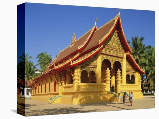 Wat Ong Teu, Vientiane, Laos-G Richardson-Stretched Canvas